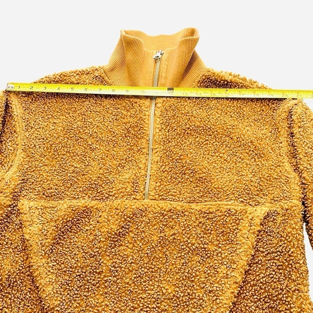 Joy Lab Sherpa Style Pullover, Size S, Gold - Picture 6 of 9